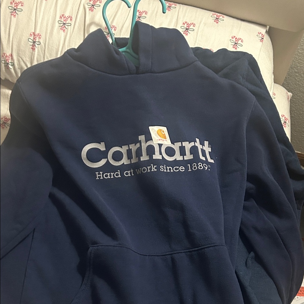 Carhartt Kids Blue Pullover Hoodie